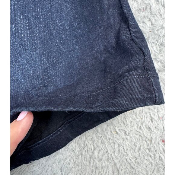 Artful Rebel Mens 36 Dark Casual 90s Y2K Denim Shorts design pockets - Picture 6 of 8